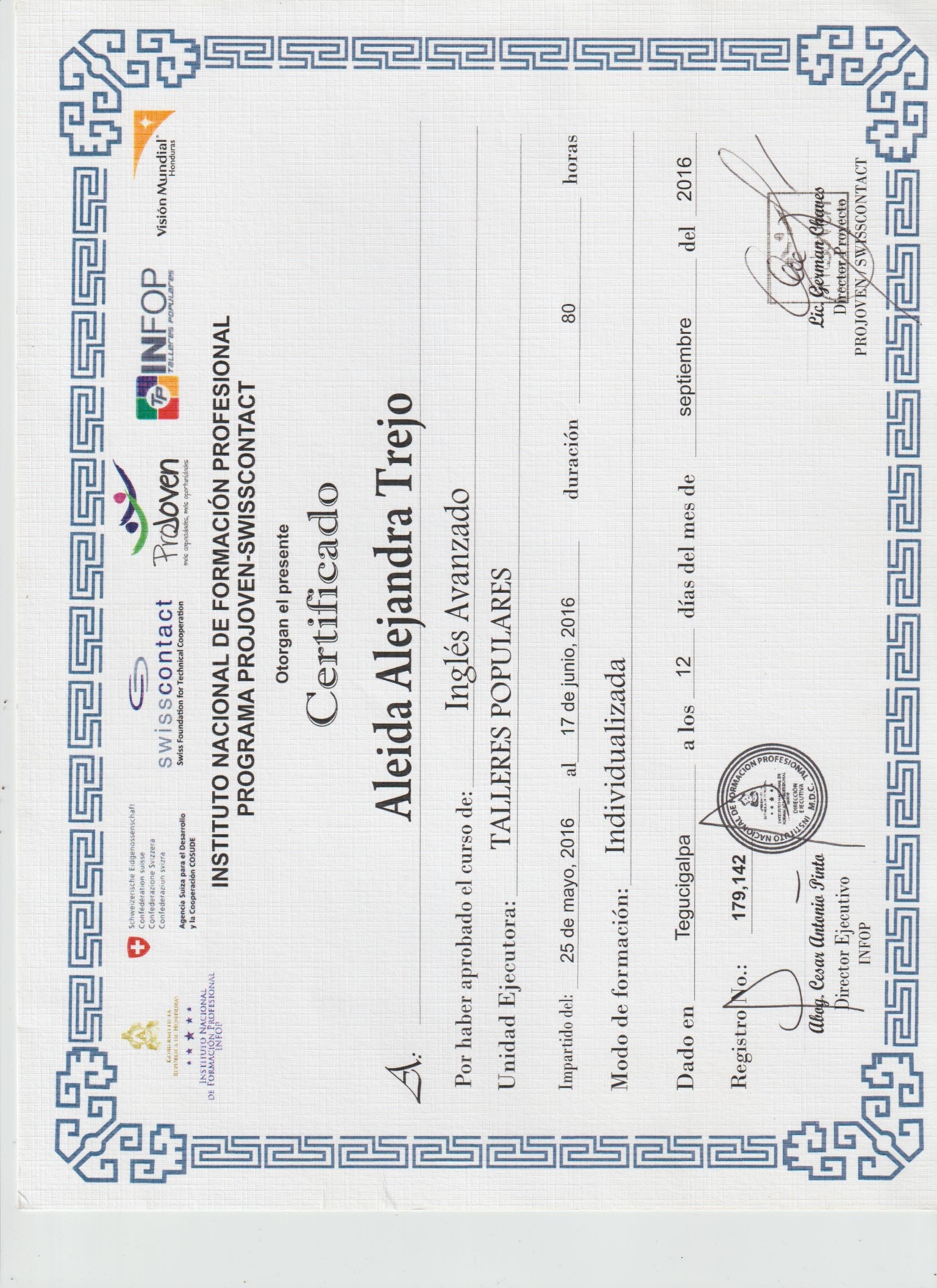 certificado