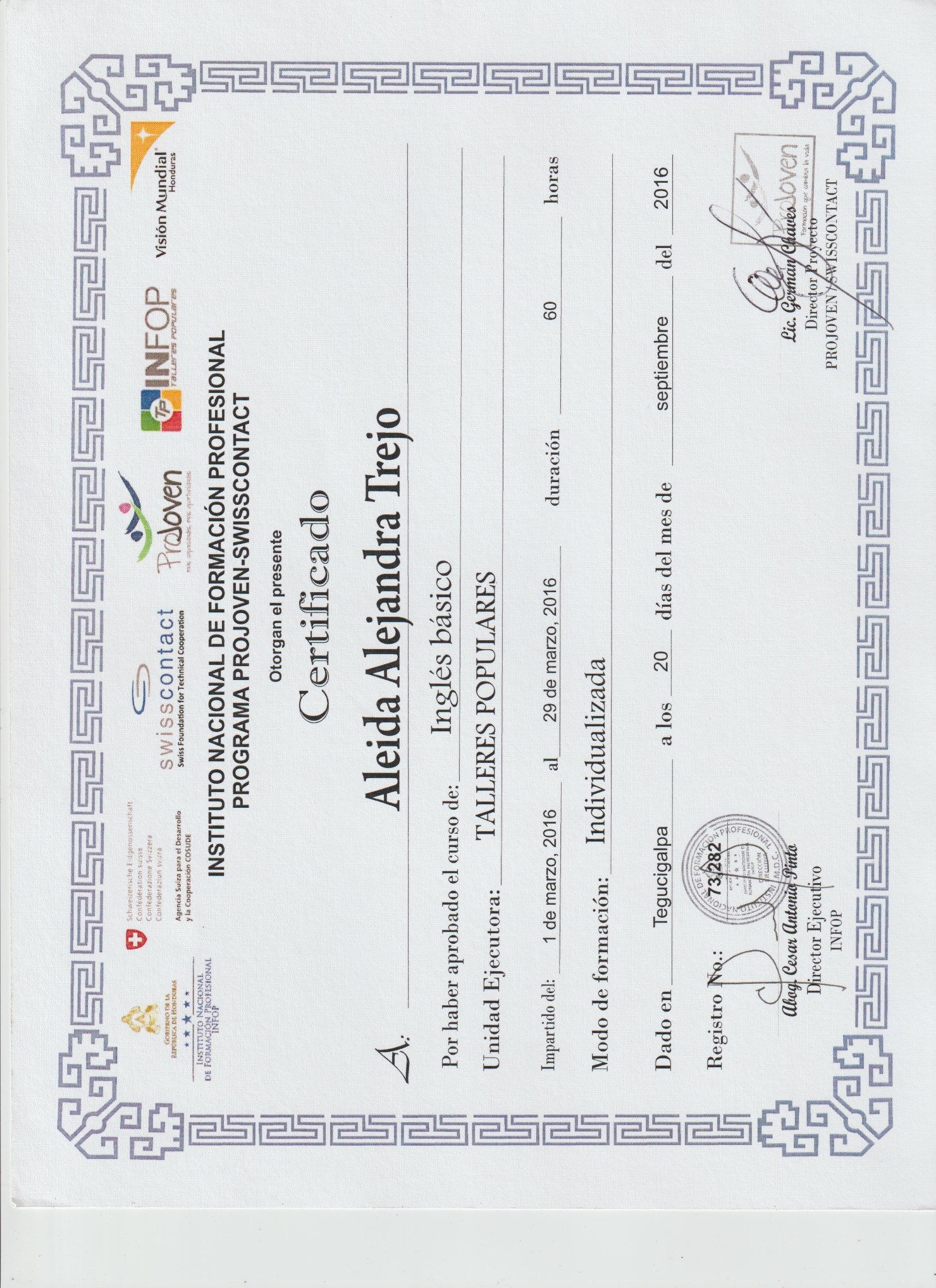 certificado