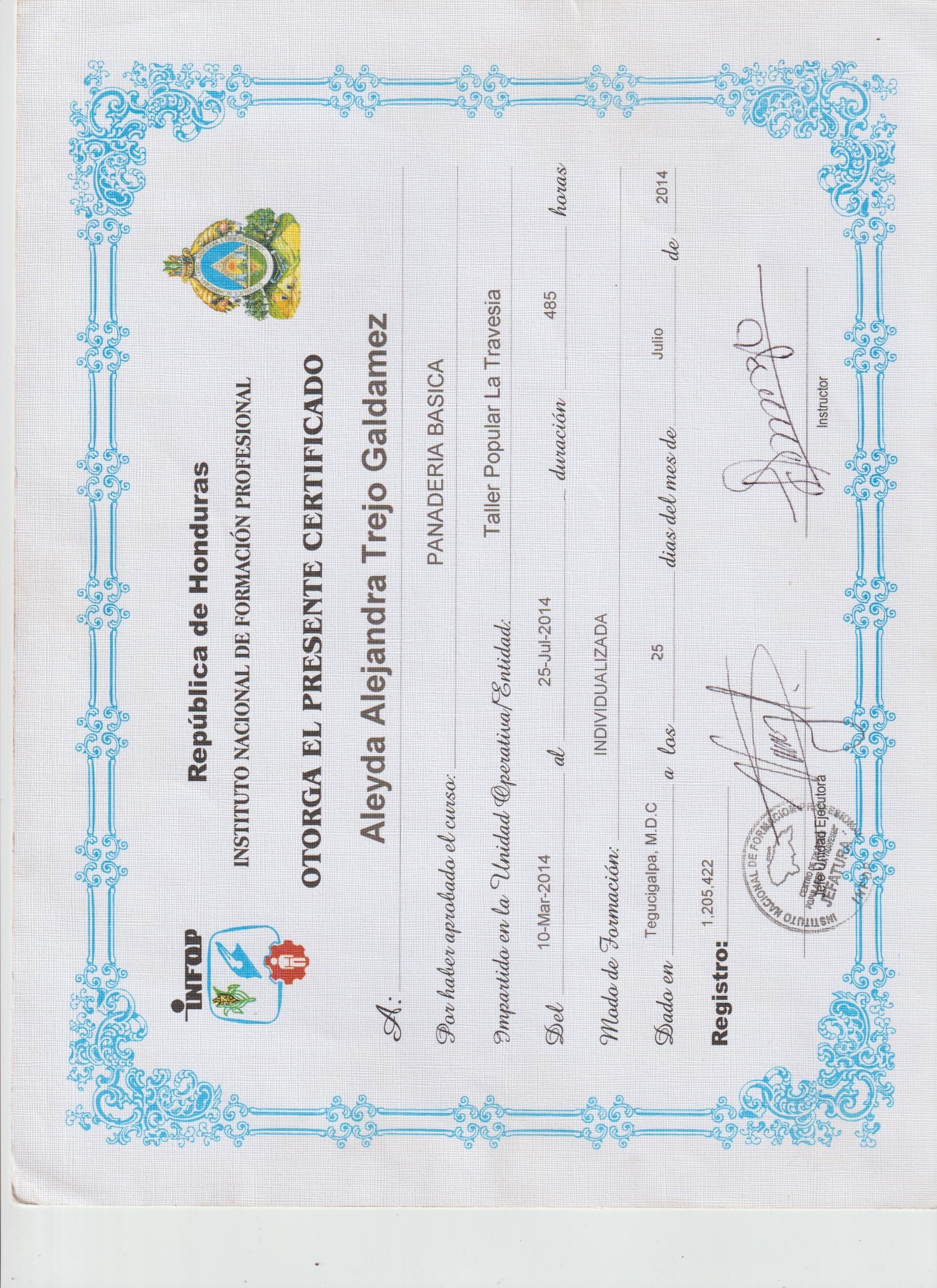 certificado