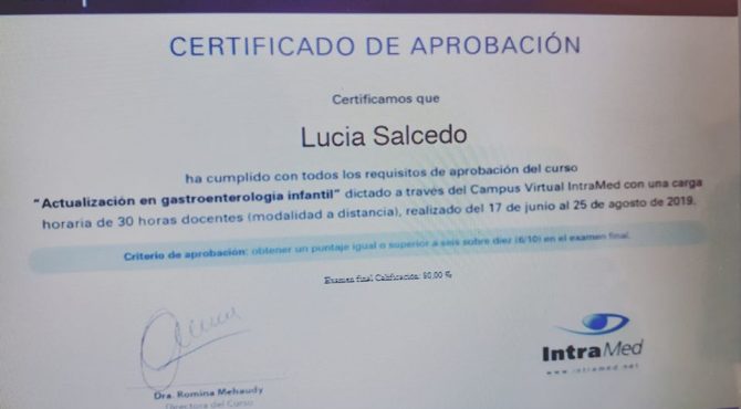 Consulta de nutricion