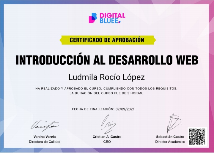 certificado